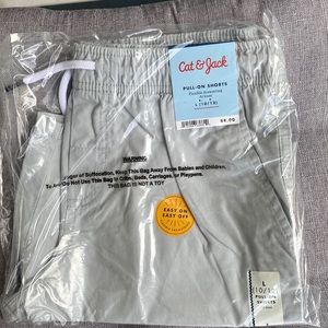 NWT Cat & jack pull on shorts  L 10/12